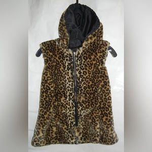 Cute animal print winter vest